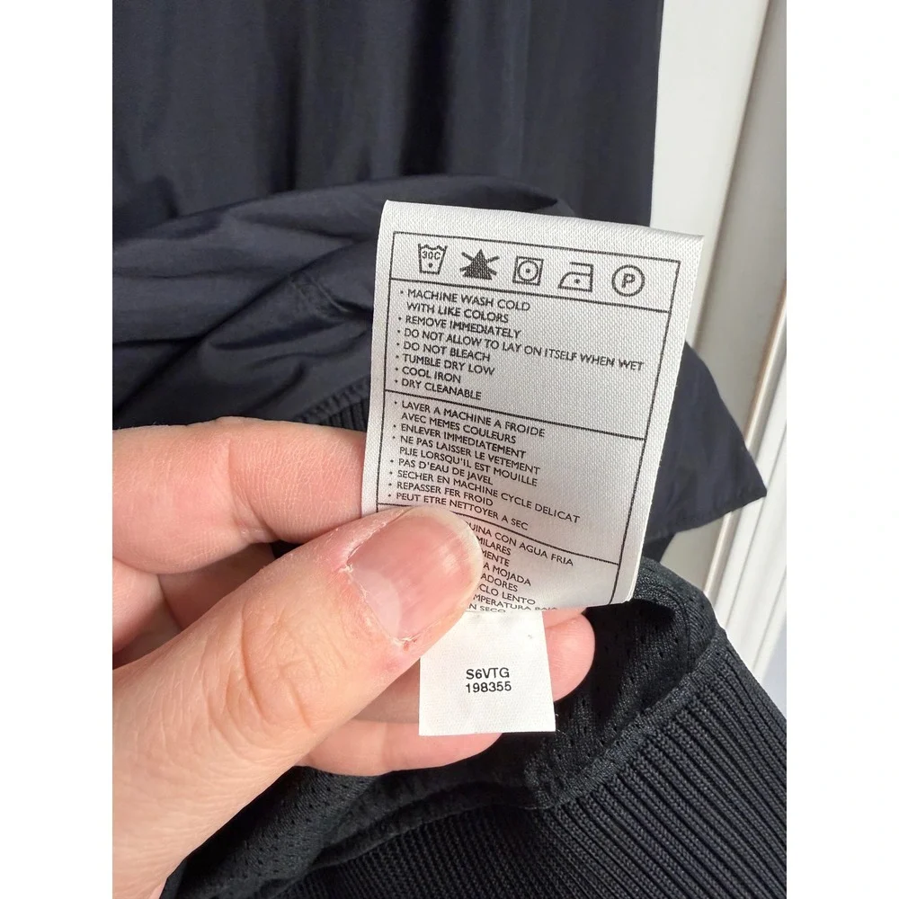 Vtg Y2K Jordan Mens Full Zip Bomber Jacket Black Nylon Mesh XL Nike Jumpman‎